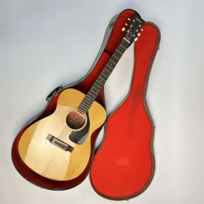 Yamaha FG-110 Acoustic Guitar Nippon Gakki Red Label Hard Case