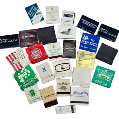 Restaurant Advertising Match Covers Ephemera Memorabilia