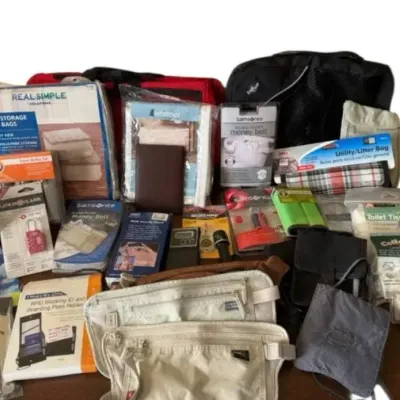 Travel Accessories, Bags, Money Belts & Organizers New