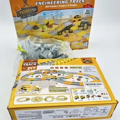 DIY Engineering Track Set Lot 253 Pcs