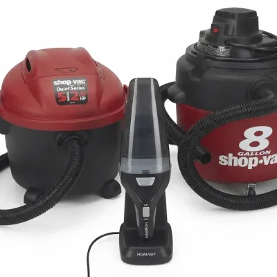 Shop Vac 8 Gallon 5 Gallon Wet Dry Vacuum Homasy Handheld Cordless Vacuum Lot