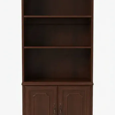 Sauder Heritage Hill Cherry Lighted Bookcase