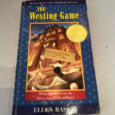 The Westing Game by Ellen Raskin Paperback – Newbery Medal Winner Puffin Books
