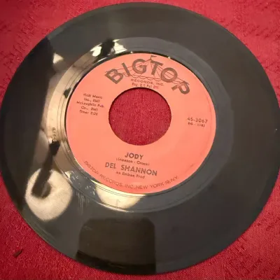 Del Shannon Runaway / Jody 1961 Bigtop 45-3067 Vintage Rock & Roll 7” Record