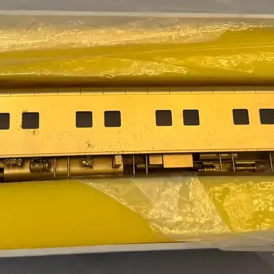 Great Brass Fleet HO Scale New York Central Lake Series 6 DB Lounge Brass Passenger Car Plan 4124 w/