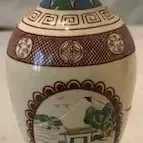 1983 Franklin Porcelain Limited Edition Miniature Landscape Vase – Made in Japan
