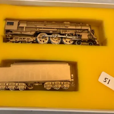 Sunset Models Prestige Series HO Brass NYC 4-6-4 Hudson #5404 Steam Locomotive & Tender w/ Box