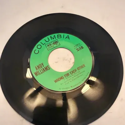 Andy Williams Madrigal 45 RPM Columbia 4-43015 Vintage Vinyl Record