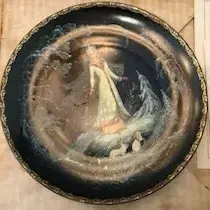 Limited Edition Russian “Snegurochka” (Snow Maiden) Collector Plate w/ COA & Original Box