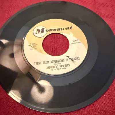 Jerry Byrd Theme From Adventures in Paradise / Indian Love Call Monument 45-419