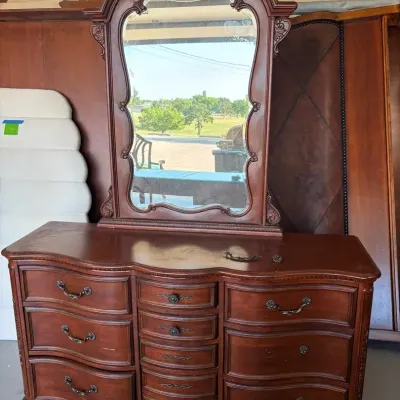 Dresser And Mirror