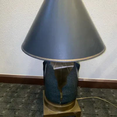Brass Leaf Lamp #2