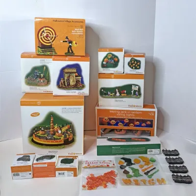 Dept 56 halloween display collection