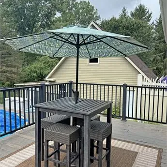 High top patio bistro set