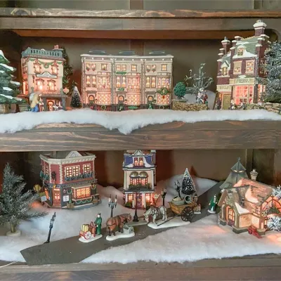 Department 56 illuminated christmas village collection