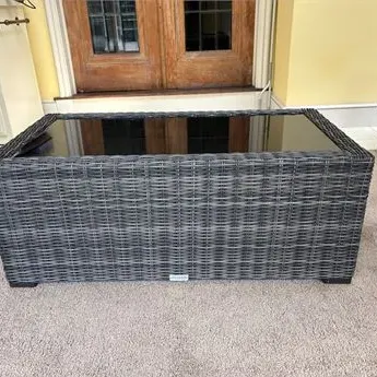 Baran ash canola seed coffee table