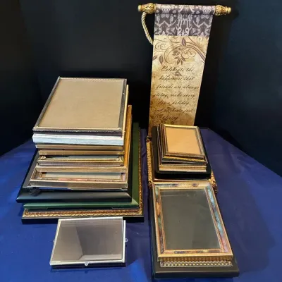 Decorative Picture Frames - Gold Gilt, Brown, Black, Asst Sizes