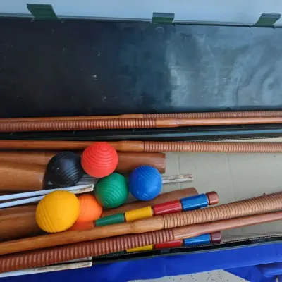 Franklin Professional Croquet Set w/ Wheeled Case 
