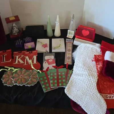 Christmas - Stockings, Bags, Gift Tags, Candles, Wine Markers, Giving Tree, Small Jewelry Box