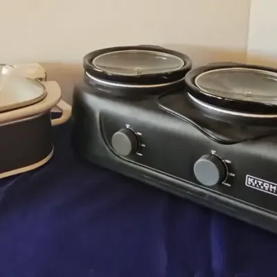 Electric Slow Cookers Warmers - Crock Pot Casserole, Kitchen Selectives 3 Dish