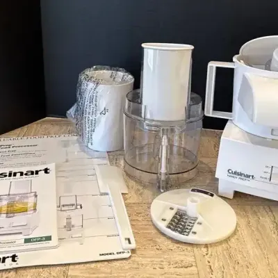 Cuisinart 3 Cup Food Processor - Handy Prep, DFP-3 w/ Attachments