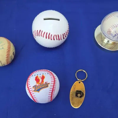 Baseballs - Coin Bank, Signed Baseballs, Souvenir Baseball