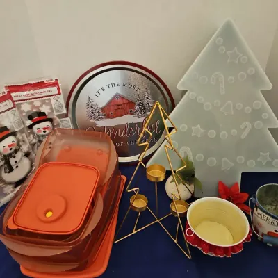 Holiday Christmas Various Decor & Food Storage
