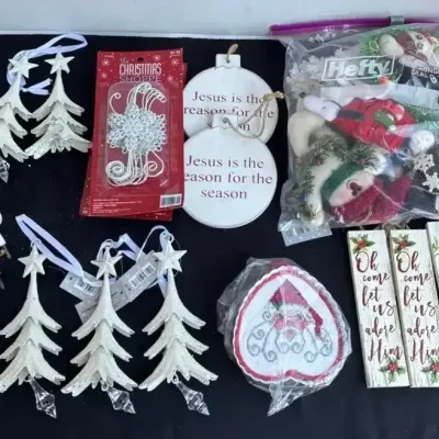 Christmas Tree & Household Decorations- Christmas Light, Christmas Trees, Cross-Stitch