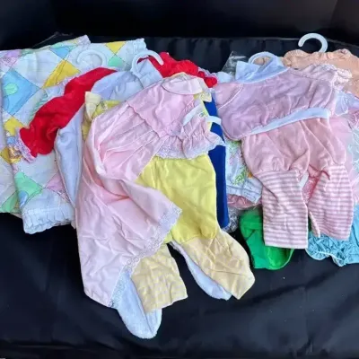 Cabbage Patch Doll Clothes - Branded Clothes, Blanket, Pjs, Overalls, 2 Piece, Rompers