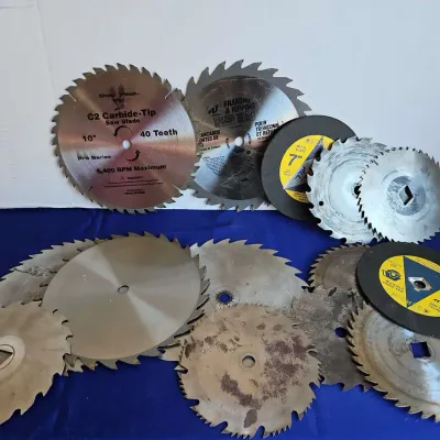 Circular Saw Blades - Various Sizes And Cut Types