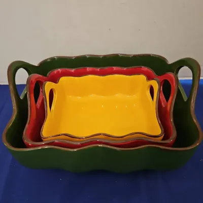 LTD Commodities Nesting Dishes Bakeware - Set Of 3
