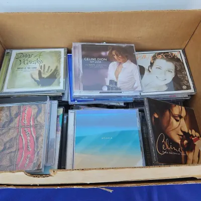 Box Of CD's - Various Artists, Celine Dion, Elton John, Amy Grant, Gospel