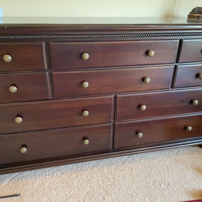 Sale Photo Thumbnail #349: Quality dresser and matches dresser wirh mirror
