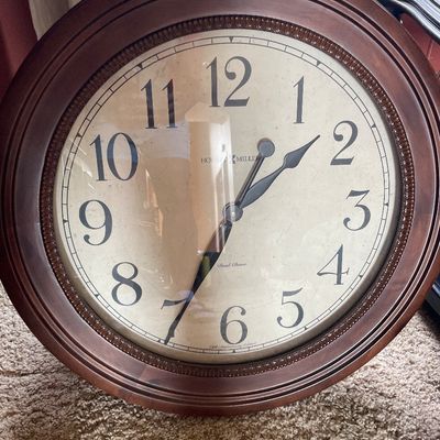 Sale Photo Thumbnail #52: 66” tall faux tree
Large clock decor