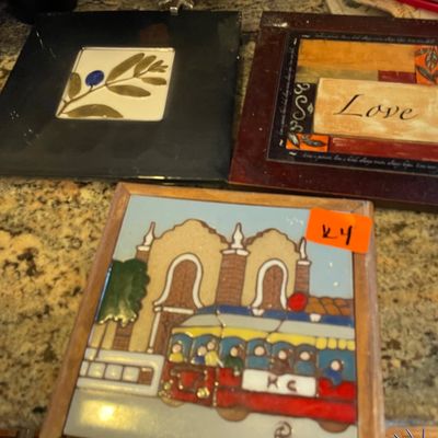 Sale Photo Thumbnail #169: Trivets and bowl