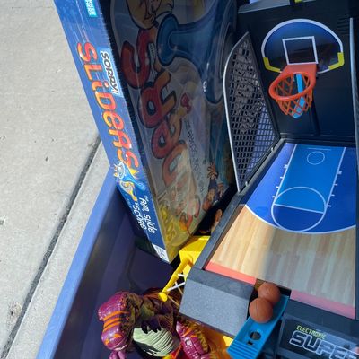 Sale Photo Thumbnail #402: Tote with games and more