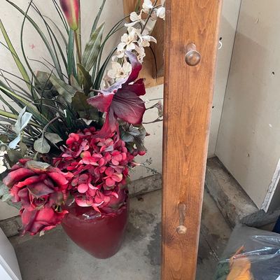 Sale Photo Thumbnail #483: Vase with wall hanging pegs