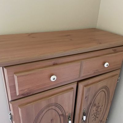 Sale Photo Thumbnail #287: Decorative dresser
Has some damage on the side