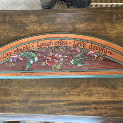 Sale Photo Thumbnail #411: Live simply decor