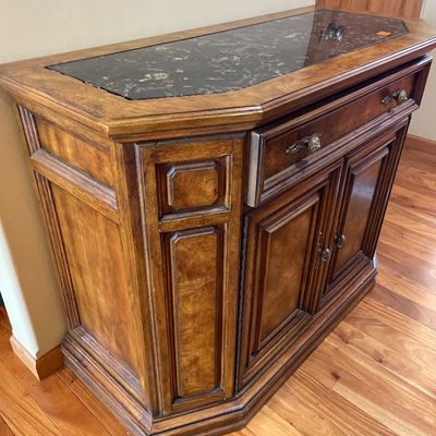 Sale Photo Thumbnail #27: With marble top and floral decor
Quality piece