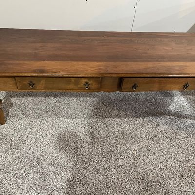 Sale Photo Thumbnail #213: Wood coffee table
Does have some damage on the top