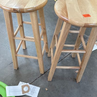 Sale Photo Thumbnail #494: Wood stools