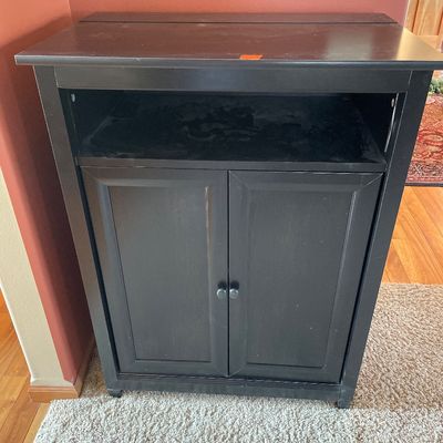 Sale Photo Thumbnail #33: Black cabinet