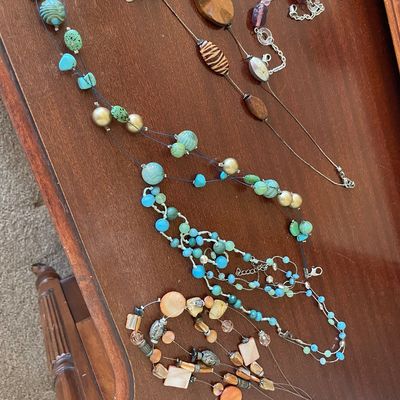 Sale Photo Thumbnail #310: Necklaces and bracelets