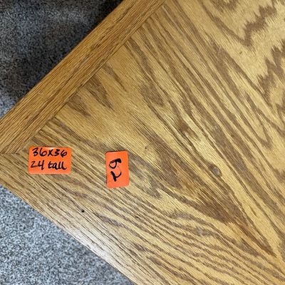 Sale Photo Thumbnail #220: Square table