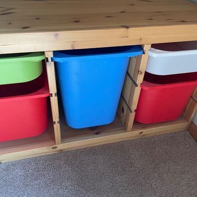Sale Photo Thumbnail #269: Toy organizer with plastic bins