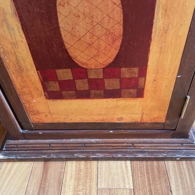 Sale Photo Thumbnail #32: Small cabinet 
Does have some wear on the corners