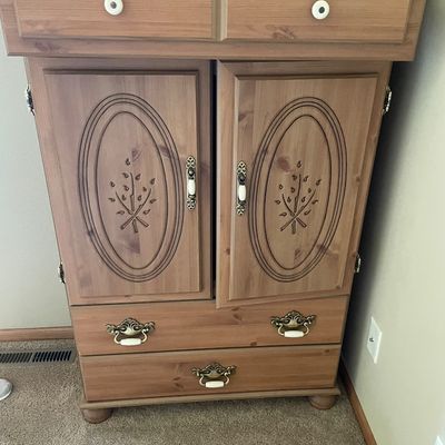 Sale Photo Thumbnail #285: Decorative dresser
Has some damage on the side