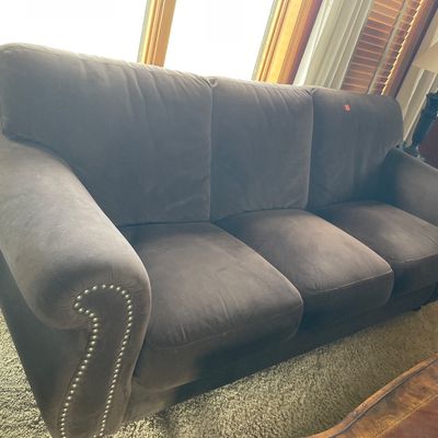 Sale Photo Thumbnail #65: Chocolate Brown sofa