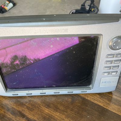 Sale Photo Thumbnail #416: Lowrance fish finder missing pieces
